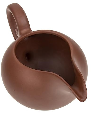 Zerodeko jarra de leche de cerámica pequeña jarra de leche blanca mini vajilla servidor bol cafeteras jarra cafetera puede tazas cafe crema de cerámica pequeño hervidor de leche Chocolate