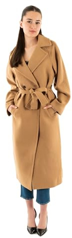 Superdry Relaxed Long Mantel, 1yz, iced coffee brown, braun, 38