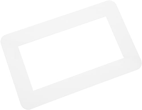 Vaguelly Elegante Acryl Schalterabdeckung mit Verdicktem Rand Weiße Abdeckplatte für Lichtschalter zur Sicheren Dekoration von Wohn und Arbeitsräumen