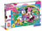 Clementoni 23708 Maxi Minnie Happy Helpers – Puzzle 104 Teile ab 4 Jahren, farbenfrohes Kinderpuzzle mit extra großen Puzzleteilen, Geschicklichkeitsspiel für Kinder