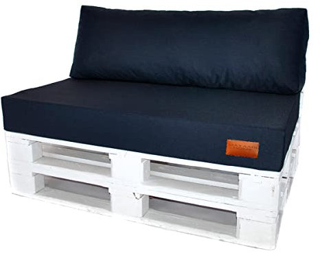 Mayaadi-Home Rückenkissen Indoor Outdoor MH-GD07 Jeans Dunkelblau 120x40x10-20cm