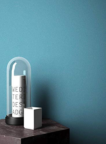 NEWROOM Papier peint Bleu Couleur Unie Structure Couleurs Unies Intissé Turquoise