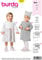 Burda Schnittmuster 9313, Kinder-Kleider [Baby 62-92] zum selber nähen, ideal für Anfänger [L2]