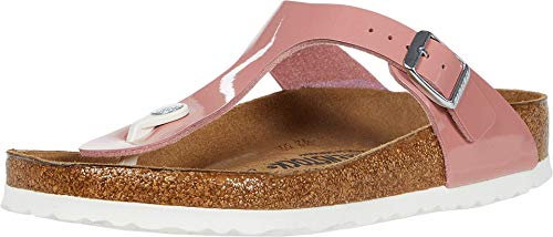 Birkenstock Gizeh - Sandali da donna, Old Rose Pat Birkoflor, 5.5-6