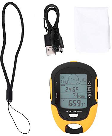 Keenso Multifunktionsbarometer, GPS-Navigationsempfänger Wiederaufladbares digitales USB-Höhenmesser-Barometer