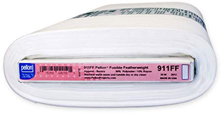 Pellon Fusible Featherweight Interfacing-White 20 X10yd, Polyester, Rayon