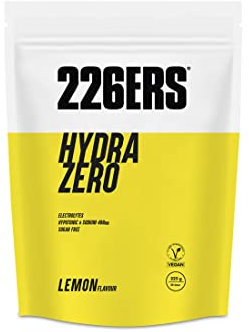 226ERS - Hydrazero, Bebida Hipotónica para Deportistas, Sales Minerales y Electrolitos, para Hidratación, Recuperación y Energía, Ejercicio Físico, Vegano, Vegetariano y sin Gluten, Sabor Limón, 225 g