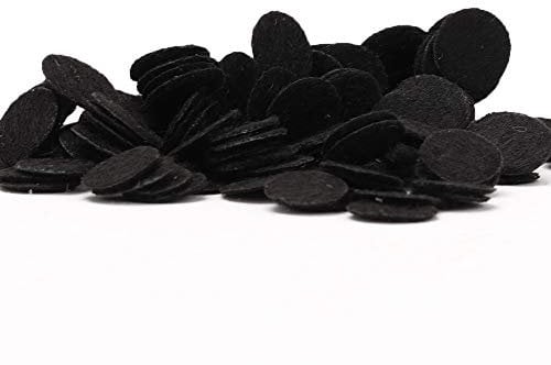 100pcs Black Microdermabrasion Filters, 3 Sizes Cotton Filter Round Filtering Pads for Blackhead Removal Beauty Machine(20mm)