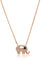 Elephant Necklace 925 Sterling Silver Rose Gold