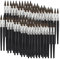 RoseFlower Lot de 100 Pinceaux Lèvre Jetables portables Brosses À Lèvres Jetables/pinceau anti-cernes/pinceau fard à paupières/pinceau eyeliner pour appliquer uniformément sans perte #2
