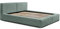 Siblo Bett 180x200 cm - Modern Polsterbett - Doppelbett mit Bettkasten und Lattenros - Adel - Kollektion - Robust Bett mit Stauraum - Bettgestell aus Holz - Hellgrün