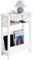 Yaheetech Narrow Side Table, Slim End Table with Storage Shelf, 70cm Height Sofa End Table, Morden Thin Side Table Small Bedside Table Nightstand with Magazine Rack for Living Room Small Space
