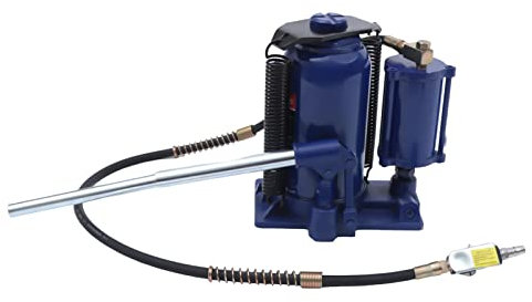 OUBUBY Cric hydraulique pneumatique 20T - Cric à bouteille pneumatique réglable - Cric hydraulique à air comprimé - Pour la réparation automobile, l'industrie