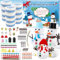 12 Pack Weihnachten Handwerk für Kind, Handwerk Set Weihnachten Modelliermasse Lufttrocknung,DIY Schneemann Kit Schneemann Modelliermasse Magie für Weihnachten Favors Geschenke für Jungen und Mädchen.