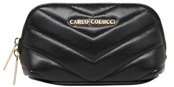 Carlo Colucci Kleine Kosmetiktasche Schwarz OS
