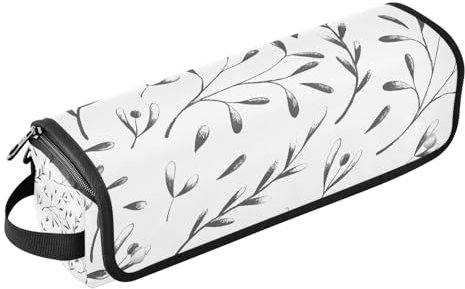 KLL Magic Travel Essentials Hair Tool Bag, Heat Resistant Mat, Double-Layer Travel Carrying Case for Curling Iron, Straightener, Flat Hair Dryer