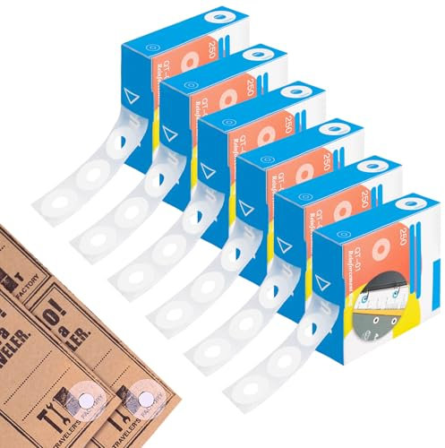 1500 Stück Lochverstärker Selbstklebend, 15mm Lochverstärkungsringe Verstärkungsringe Ringlochverstärker für Lose Blätter, Locherschutz aus Loseblattpapier für Büro Schule Heimbedarf, Transparent