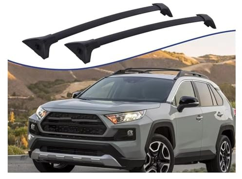 WEIFANAA Autos Dachträger Für Toyota Für RAV4 2019-2022 Auto Surf Lange Dach Rack Fahrrad Lagerung Reise Auto Gepäck Dach Rack Kreuz Bar Top Träger Gepäckablage Querträger