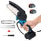 2-in-1 Mini Cordless Chainsaw,Compatible with Makita 18V Battery,6Inch/4 Inch Electric Garden Chainsaw with 2X 5.5AH Battery & 2 Chains,for Wood Cutting Tree Trimming