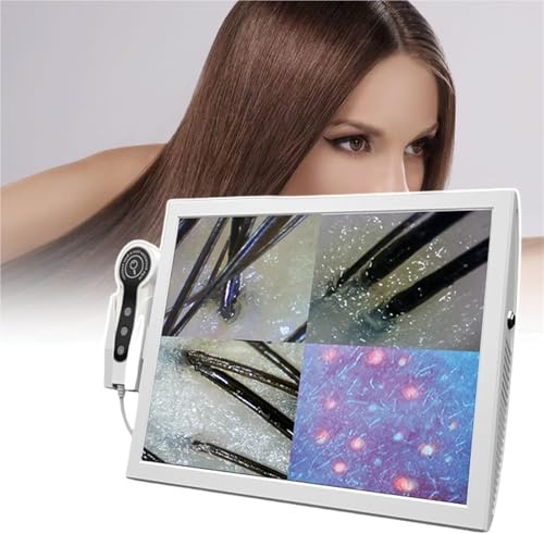 Lbxlhr HD-LCD-Bildschirm Digitale Follikeldiagnose Gesichtsscanner Mikroskop Tester Lupe Mitesser Haar Kopfhaut Detektor Hautanalysator