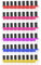 Organisateur Mural de Vernis à Ongles, 6 Pièces Étagère Murales à Vernis Onglerie, Affichage de Vernis Ongle Organisateur, Rangement Vernis a Ongle pour Salon Studios, Acrylique, Transparent