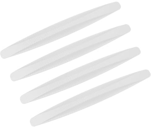 WeddHuis 4Pcs Hochwertiger Autotür Kantenschutz, Auto Gummi Türkantenschoner, Aufkleber für Autotüre (Weiß)
