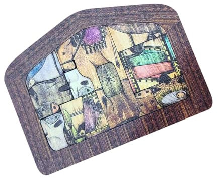 Qsvbeeqj Rompecabezas detallado de la natividad de Jesuss, nacimiento, figura artesanal de boj para decoración religiosa del hogar de Jesuss, figura de nacimiento