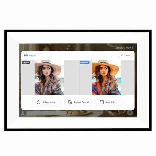 Sxhlseller Smart Digital Calendar 10.1in HD -Touchscreen -Planer mit Aufgabe -Diagramm und Speiseplan - Organisator der Familie WiFi Family mit Fotorahmen, Aufgabenmanagement und