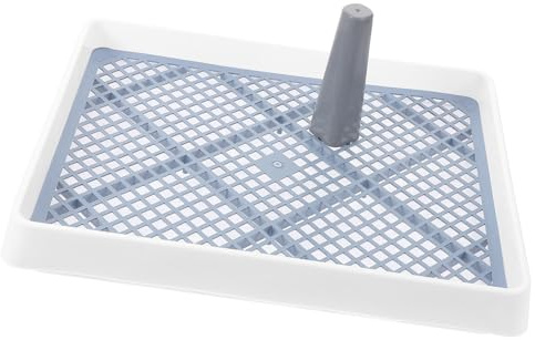 Gadpiparty Dog Toilet Tray Grande Capacidad Antideslizante para Entrenamiento Cachorros y Perros Pequeños y Medianos Uso Interior Multifuncional Urinario y Bandeja