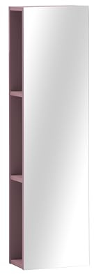 Schildmeyer Spiegelregal Piazza 160859, Mauve, 30 x 19,6 x 110,6 cm