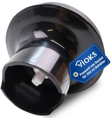 VIOKS Getriebedeckel Stabmixer Ersatz für Braun 7322115434 Oberteil | Deckel, für 350 ml Behälter, passend für Braun Multiquick 7 Multiquick 9 Mixer Zerkleinerer