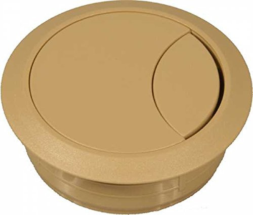 ToniTec Kabeldurchlass Kabeldose Kabeldurchführung Kunststoff 60mm 80mm Beige