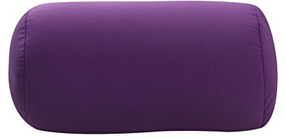 Uminilife Mini Nackenrolle mit elastischen Mikroperlen, 31 x 17 cm, bietet Komfort auf Reisen violett