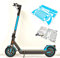 m2medien Aufkleber-Set/Sticker Set - 25-teilig auf 34x22cm Bogen geeignet für Segway Ninebot Max g30d E-Scooter (Original Blau/Türkis)