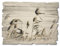ARTland Wanddeko Bild aus Holz Holzbild vintage Deko 40x30 cm Querformat Natur Gräser Botanik Feld Sepia Frühling Landhaussstil T3MG