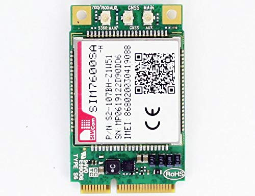 HSPA/UMTS/Edge/LTE 4G Mini-PCIe Modem (Simcom SIM7600SA-H) (LTE Australie