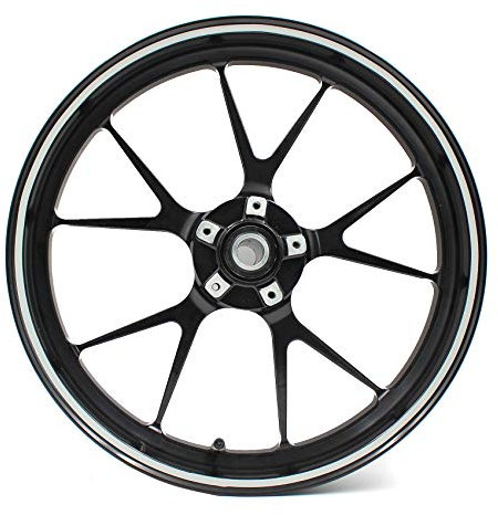 Felgenrandaufkleber Felgenrand Stripes Breite 7mm Matt Glanz Carbon mit Montagetool 16 17 18 19 Zoll Zubehör für Auto Motorrad Felgen Aufkleber (Mittelgrau)