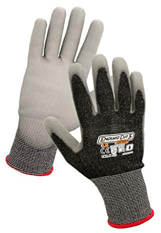 Trevendo Schnittschutzhandschuhe Arbeitshandschuhe Enduro Cut schnittfest Gr. 9, 6 Paar