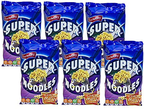 Batchelors Super Noodles Chow Mein | Pack of 6 x 90g