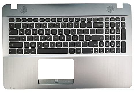 Replacement Laptop Upper Case Cover C Shell & Keyboard For ASUS F541 F541SA F541SC F541UA F541UV Silver US English Layout Small Enter Key Layout