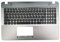 Replacement Laptop Upper Case Cover C Shell & Keyboard For ASUS F541 F541SA F541SC F541UA F541UV Silver US English Layout Small Enter Key Layout