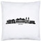 Hey!Print Bremen Skyline Kissen Inkl. Füllung Souvenir Andenken Deutsche Großstädte Motiv Stadt Silhouette Geschenkidee Umzug