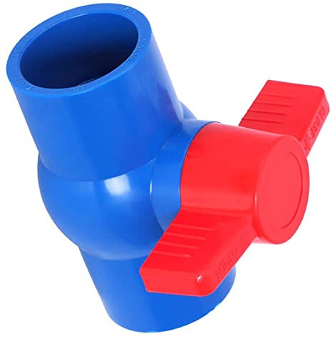 Vanne À Billes En Pvc Valve En Plastique Robinet À Eau Stop Soupape À Billes De 40 Mm Balles De Tuyaux D'eau