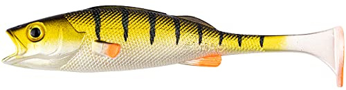 LMAB KÖFI Perch Shad 7, 9, 11, 14, 18 & 23 cm - Gummifisch Angelköder - Gummiköder für: Zander, Barsch & Hecht - Zanderköder Barschköder Hechtköder - Kunstköder