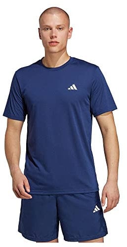 adidas Herren Train Essentials Comfort Training Tee, Dark Blue/White, L