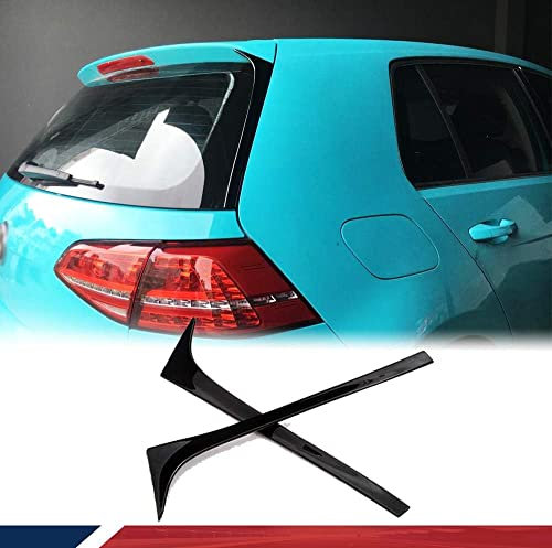 XUETAO Rear Wing Side Spoiler Lip Window Decoration Deflectors for Golf 7 MK7 7.5 2014-2018 Non GTI R 2PCS