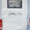 Kit 1 Adesivo stickers camper BATTITO CARDIACO CUORE PASSIONE caravan roulotte decal scegli colore cod.1839 (074 GRIGIO MEDIO, cm 55 x 23)