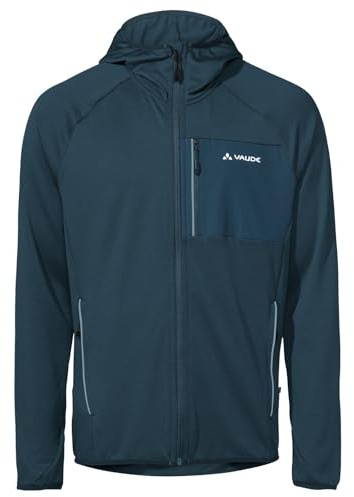 VAUDE Men's Tekoa Fleece Jacket II, funktionelle, sehr bequeme Fleece Jacke, Passform: Slim fit, dark sea uni, XL