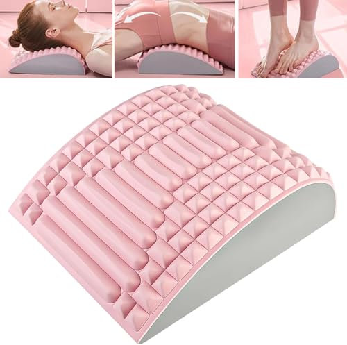 YeahBoom Nacken und Rückendehner,Lendenwirbelkissen Stützen Eva,Rückenstrecker und Nackenstrecker,Neck & Back Stretcher,Massagekissen Reduzieren Wirbelsäule Rücken Schmerzen Linderung Lordosenstütze