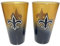 New Orleans Saints NFL Pint Gläser Glas Set 2er-Set 475 ml